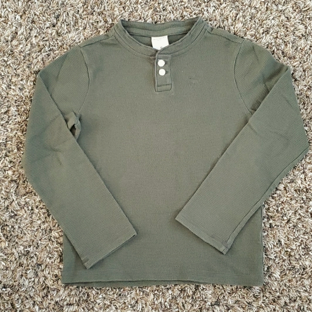 Thermal knit long sleeve shirt